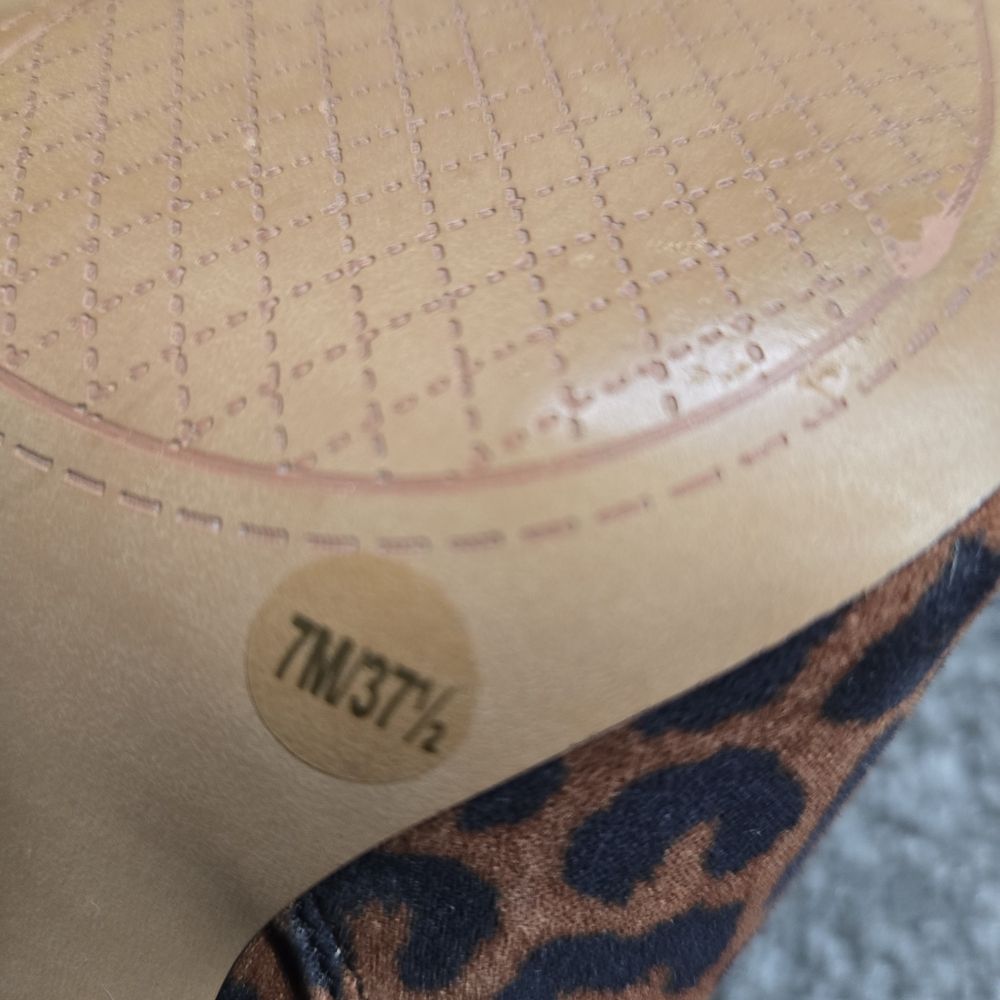 Jessica Simpson Brown Leopard Ankle Booties - Picture 7 of 7